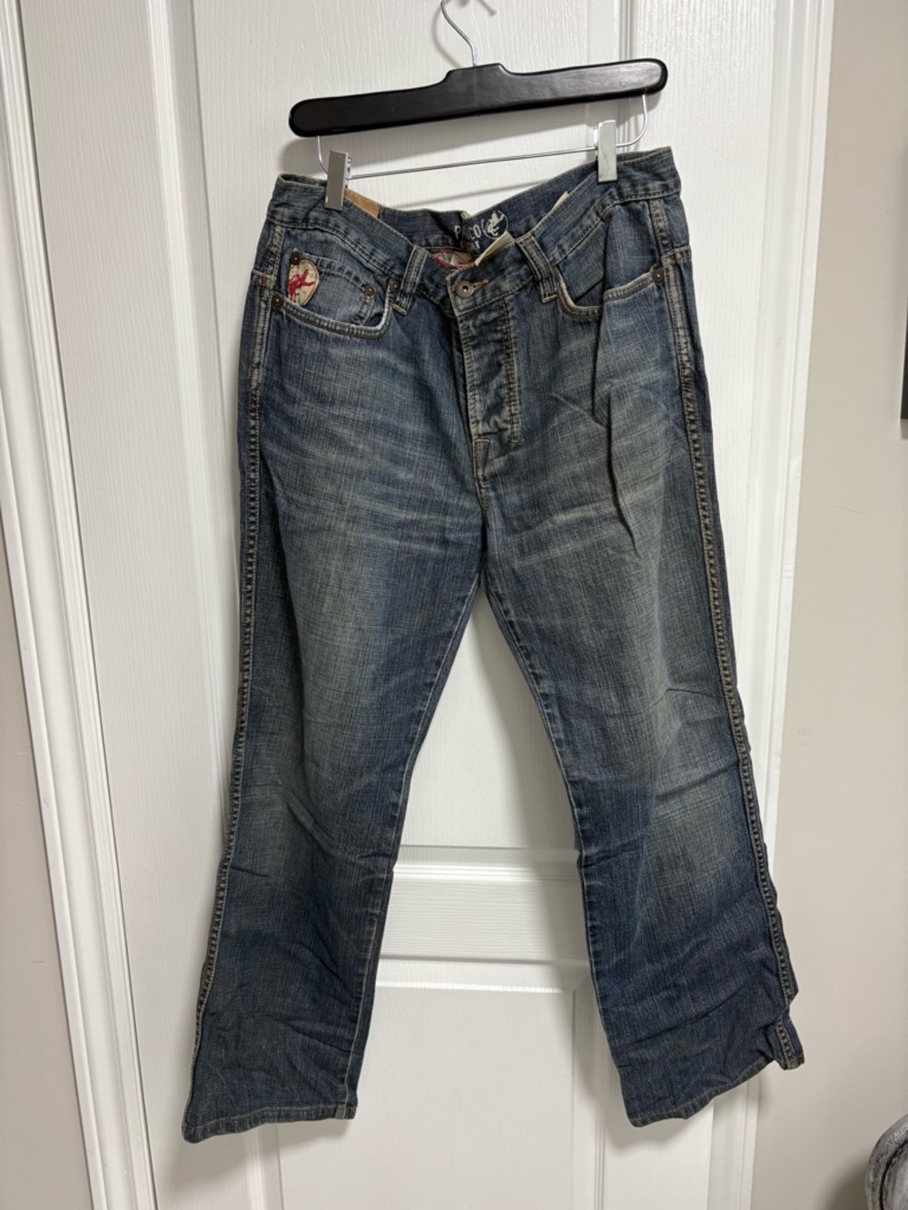 Parasuco Men's Relaxed Blue Washed Jeans